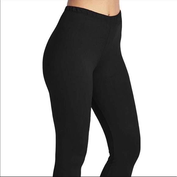 Black stretchy soft leggings - Picture 2 of 3